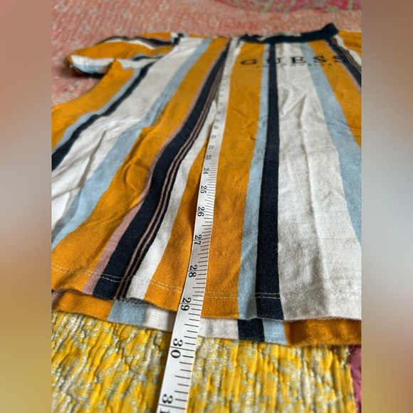 Guess Retro 90s style Striped Cotton T-Shirt Men’s Size Large - Picture 8 of 8